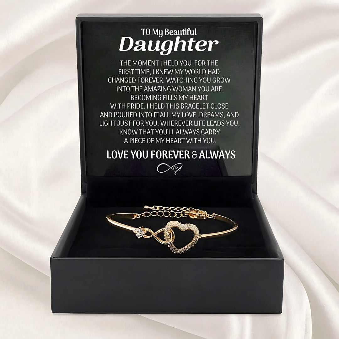 To My Daughter - Forever Linked - Bracelet