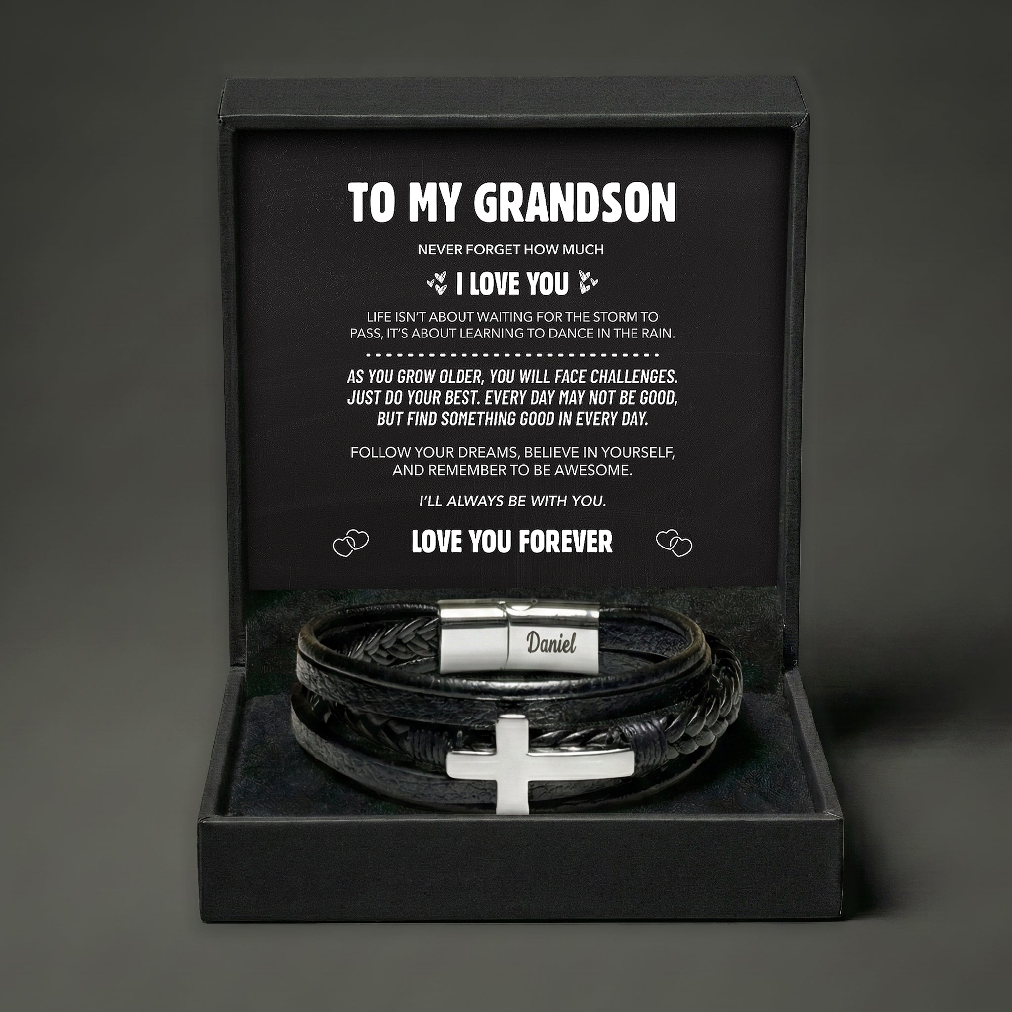 Grandson Guardian Cross Bracelet – Summoraft
