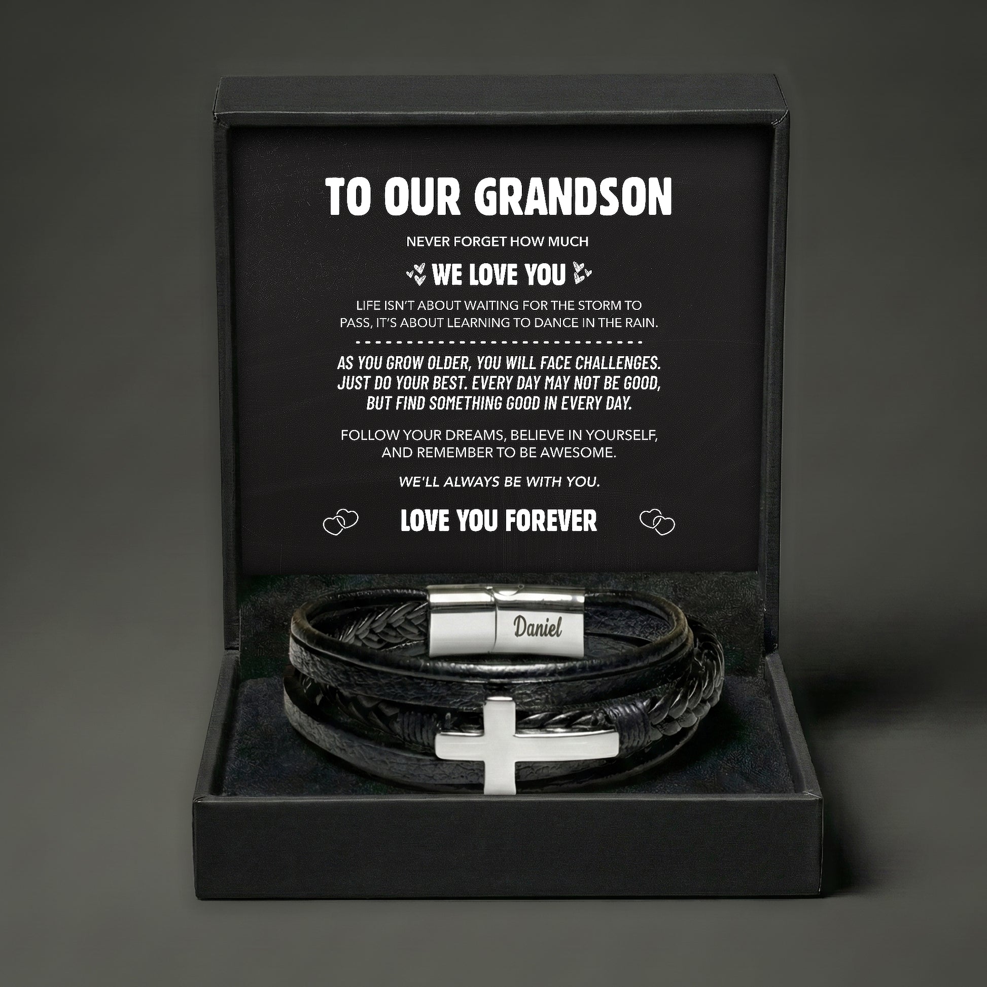 "To Our Grandson"