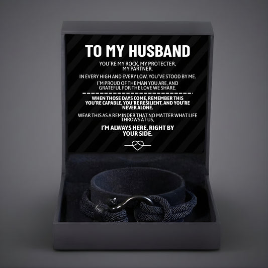 "To My Husband" The Anchor Bracelet