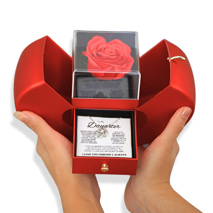 "To My Daughter" Eternal Rose Box