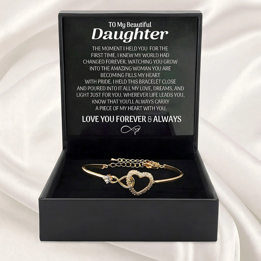 To My Daughter - Forever Linked - Bracelet