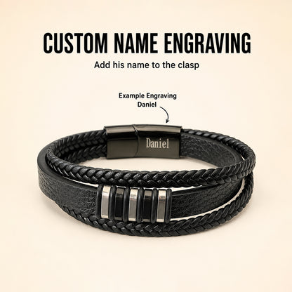 To My Son – Never Walking Alone Bracelet