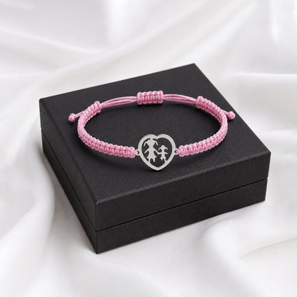 To My Daughter Forever My Heart Bracelet