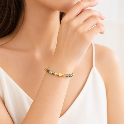 Daughter Always With You Heart Bracelet
