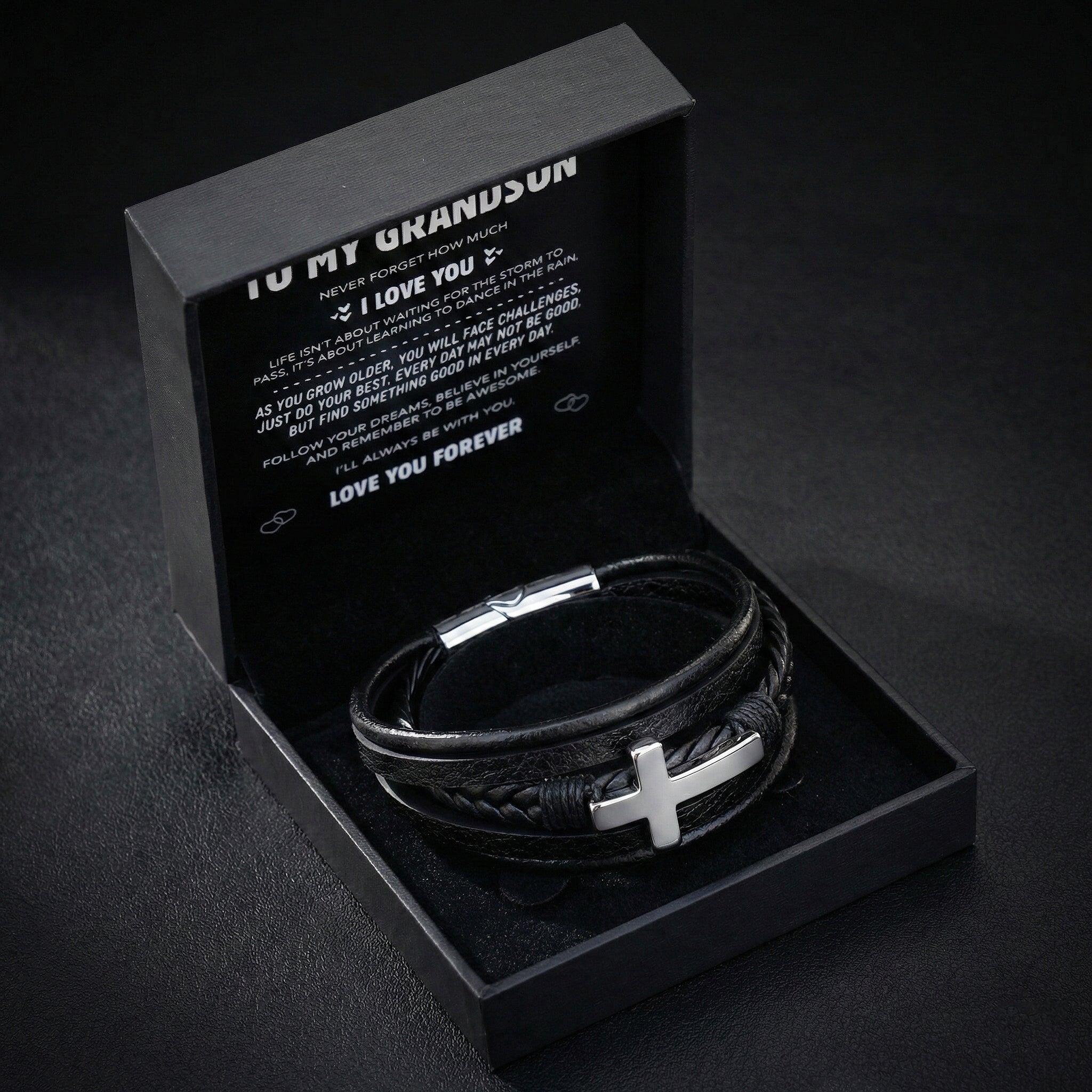 Grandson Guardian Cross Bracelet – Summoraft