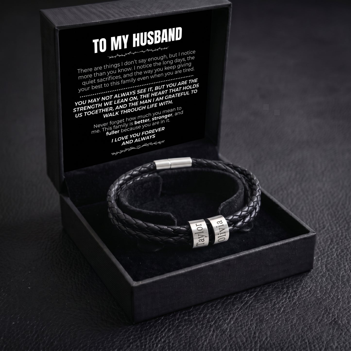 Forever By Your Side Bracelet - To My Husband