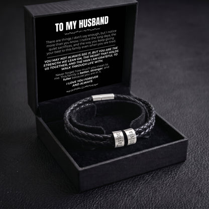Forever By Your Side Bracelet - To My Husband