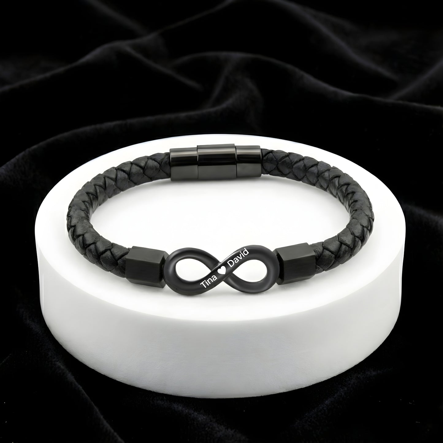 "To My Man" Infinity Personalized Bracelet