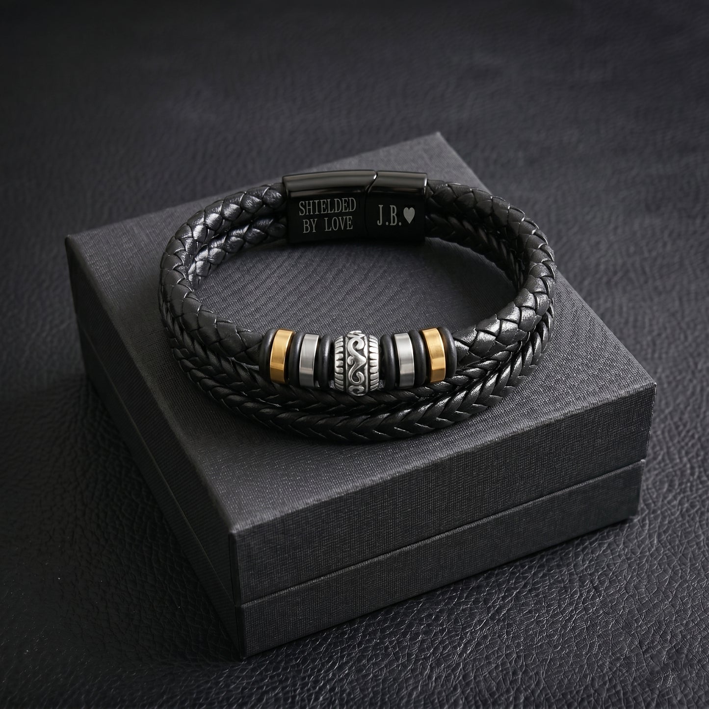 To My Nephew Shielded by Love Bracelet