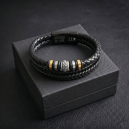 To My Nephew Shielded by Love Bracelet