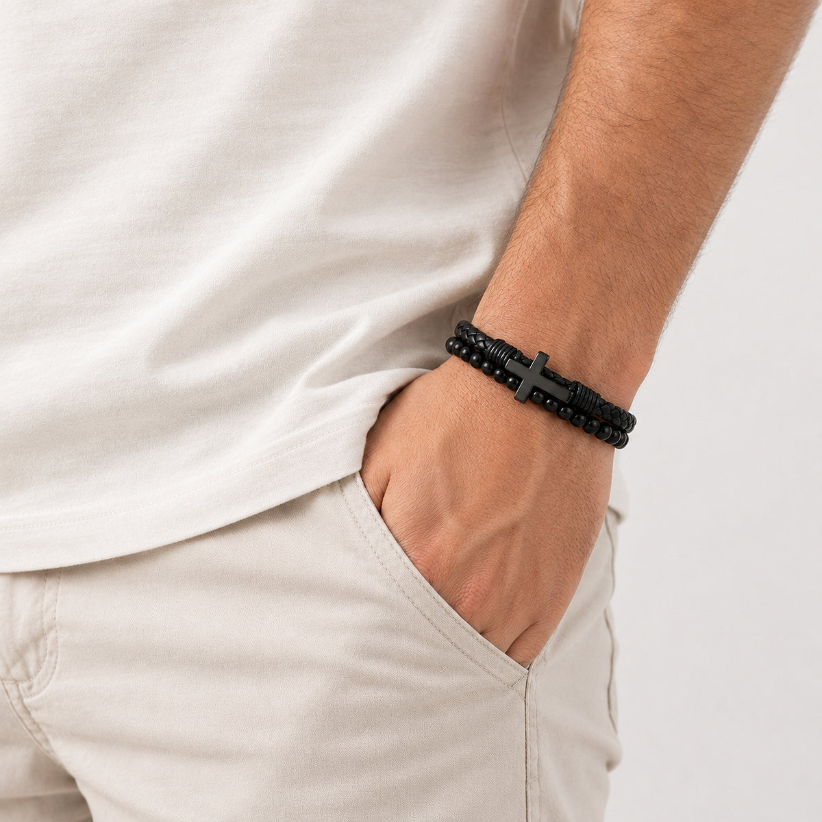 Son’s Guardian Cross Bracelet