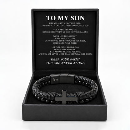 Son’s Guardian Cross Bracelet