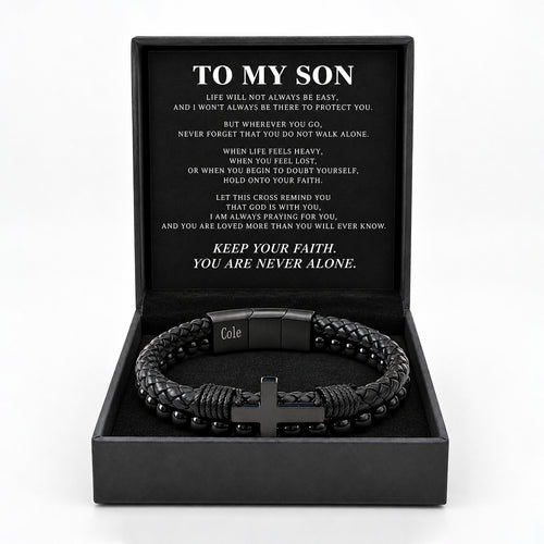 Son’s Guardian Cross Bracelet