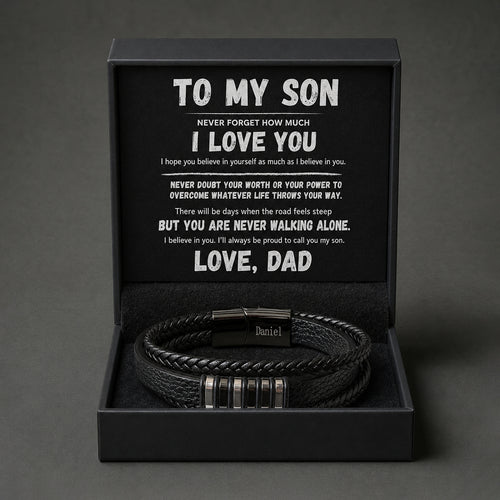 To My Son – Never Walking Alone Bracelet
