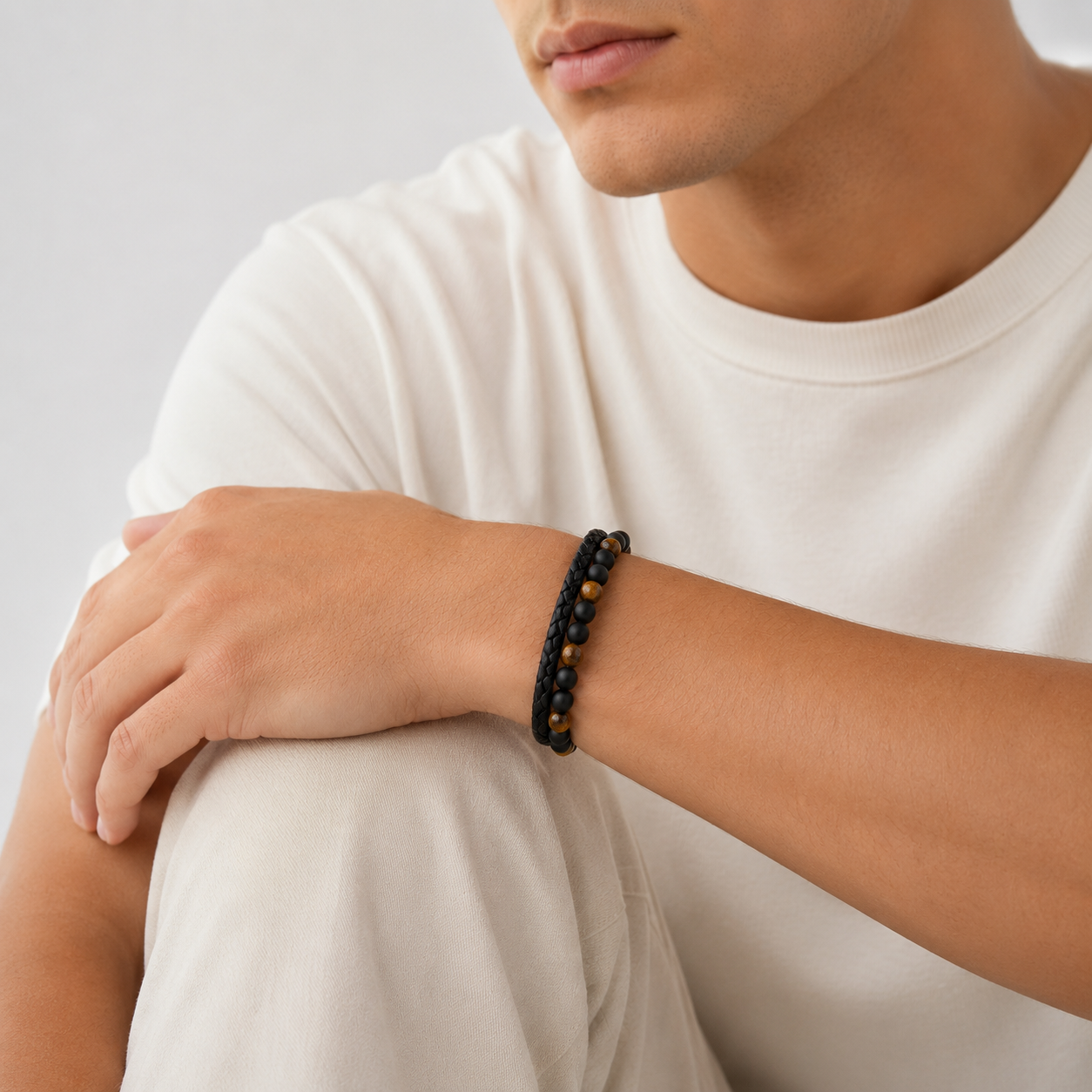 Pulsera Tiger Eye Para Mi Hijo