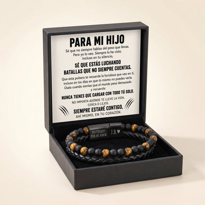 Pulsera Tiger Eye Para Mi Hijo