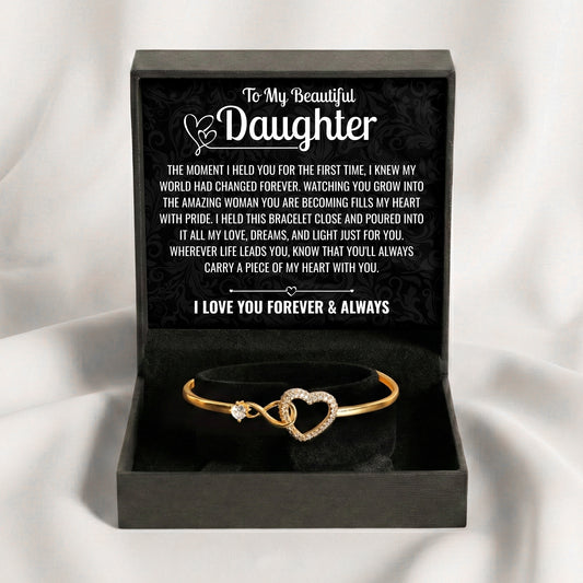 To My Daughter - Forever Linked - Bracelet