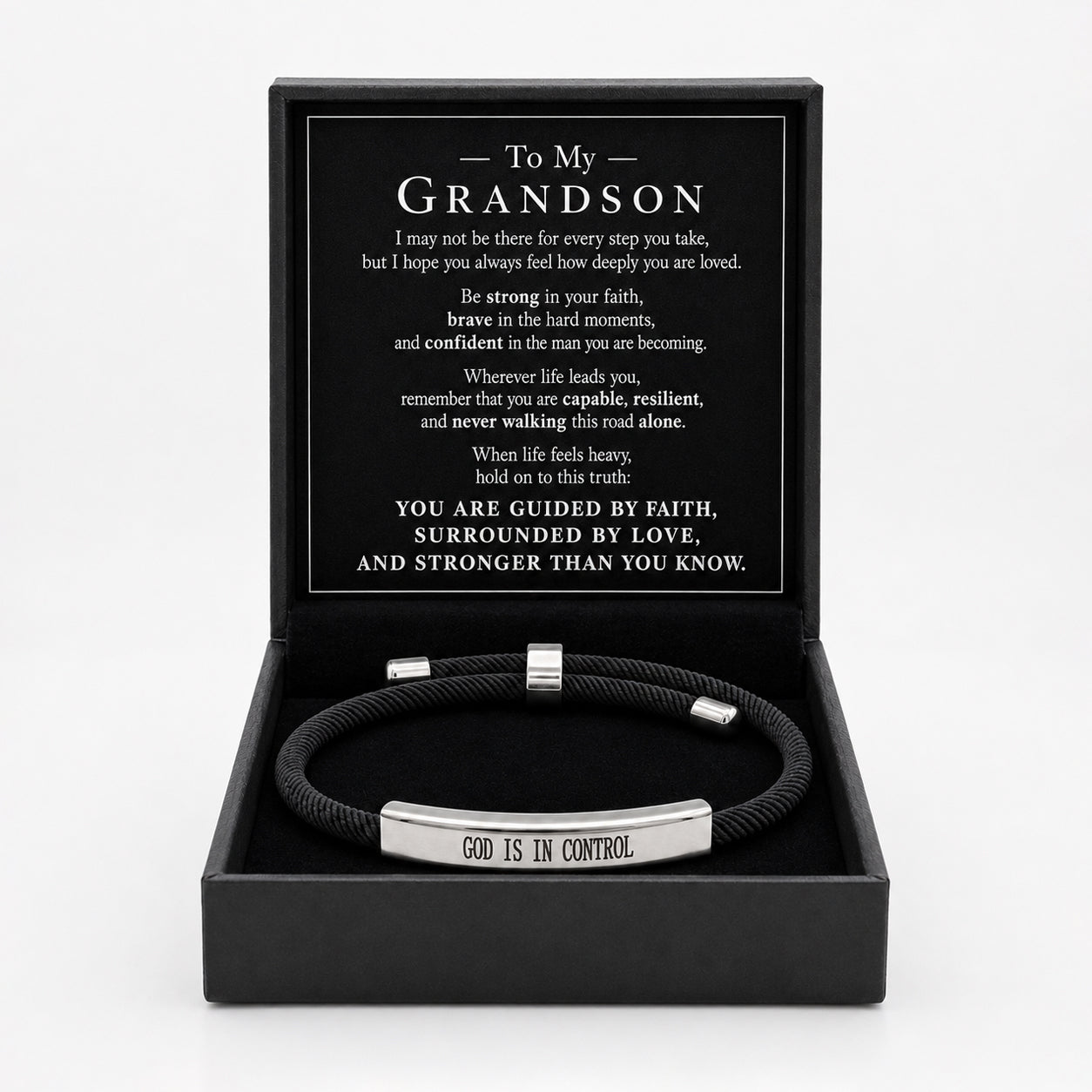Grandson Faith & Strength Bracelet