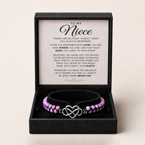 To My Niece Forever Linked Bracelet
