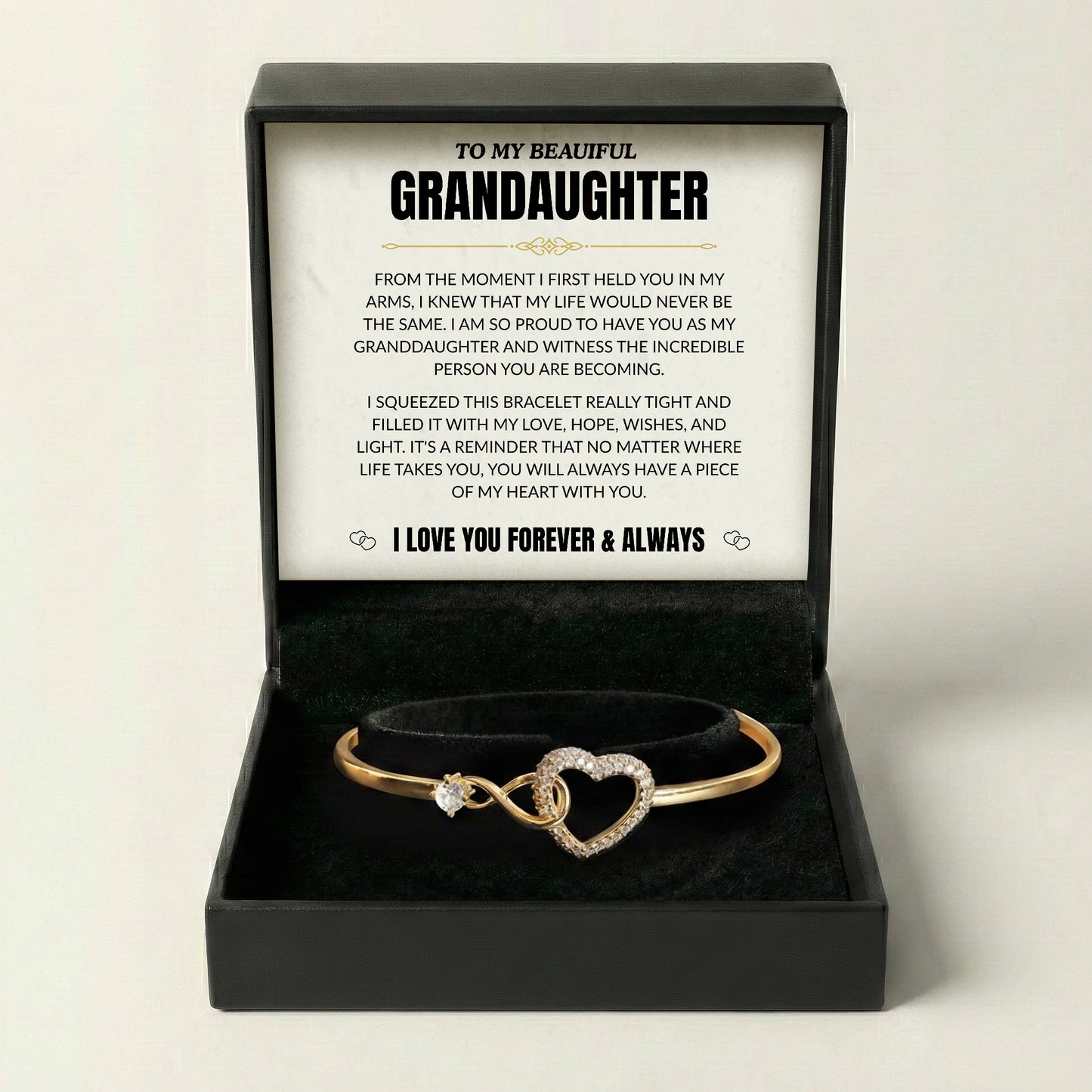 To My Grand Daughter - Forever Linked - Bracelet